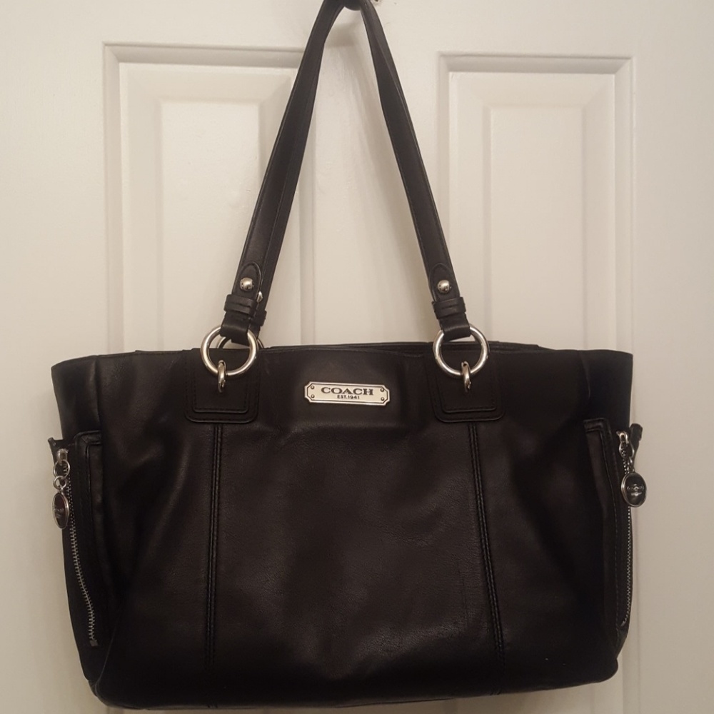 Coach leather purse